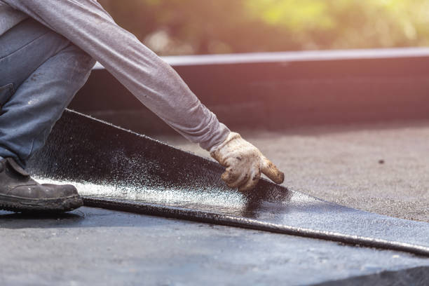 Professional Waterproofing technician working in Eastpointe, MI